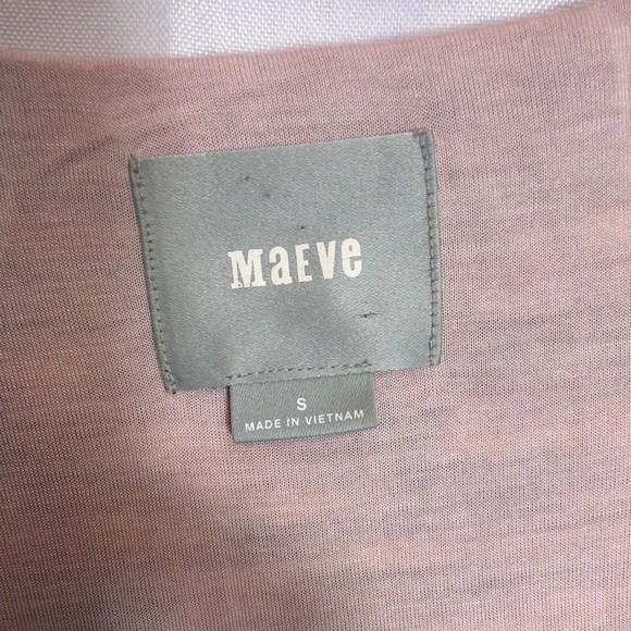 Maeve Anthro Knit Bell Sleeve Empire Dress A-Line Workwear Office Boho Inspo S - Picture 4 of 9